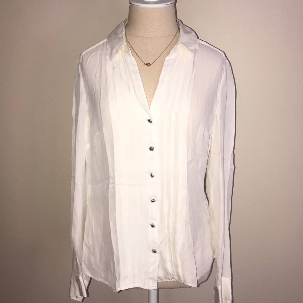 WHBM Silk Blouse